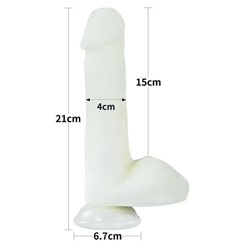 Dildo Lumino Play 8,0 Brilha no Escuro — vista 8 de 9