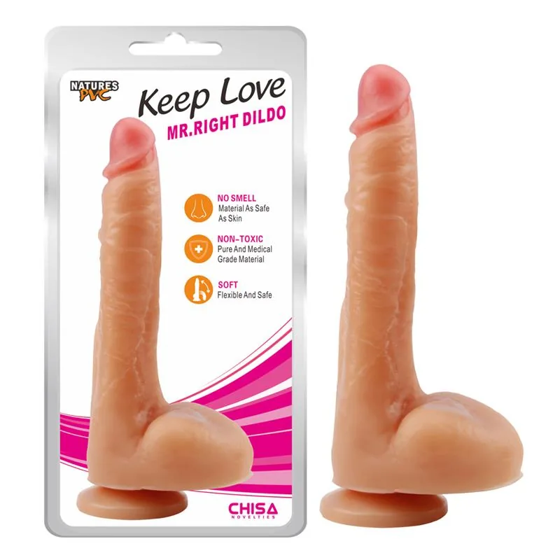 Dildo Mr. Right 25,3 cm Natural