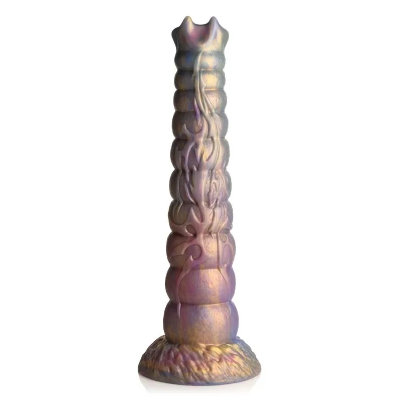 Dildo Ovipositor Fantasia Deep Invader com 5 Ovos e Ventosa Creature Cocks — vista 3 de 6