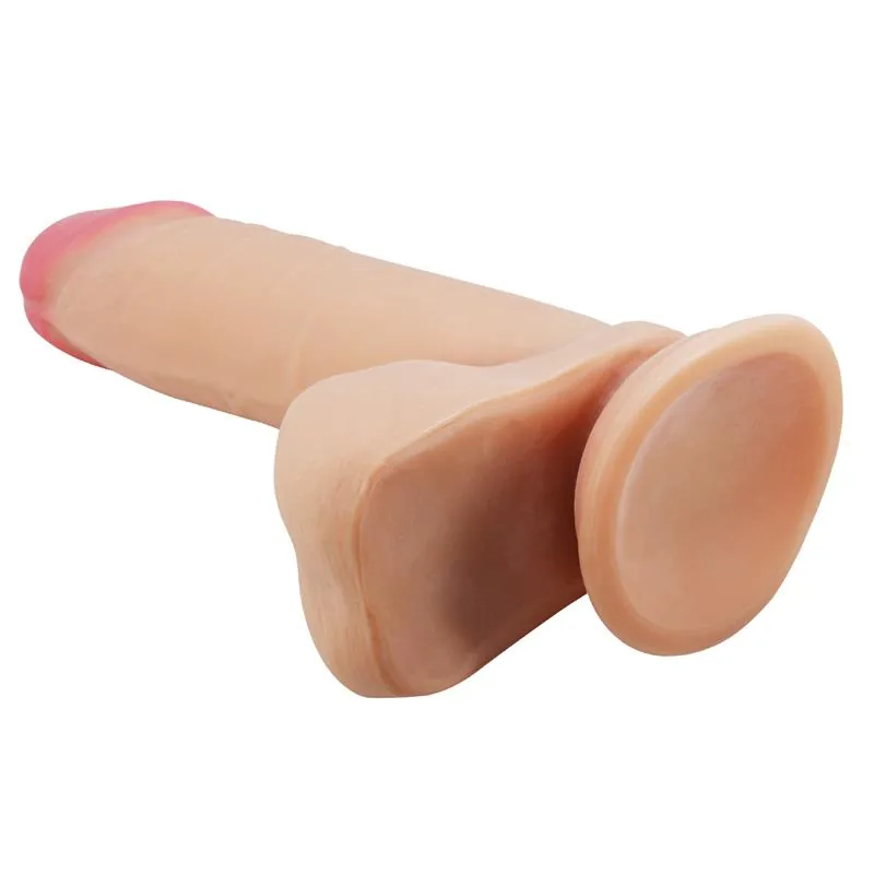 Dildo com Pele Deslizante Retrátil e Ventosa 20,5 cm Baile — vista 5 de 7