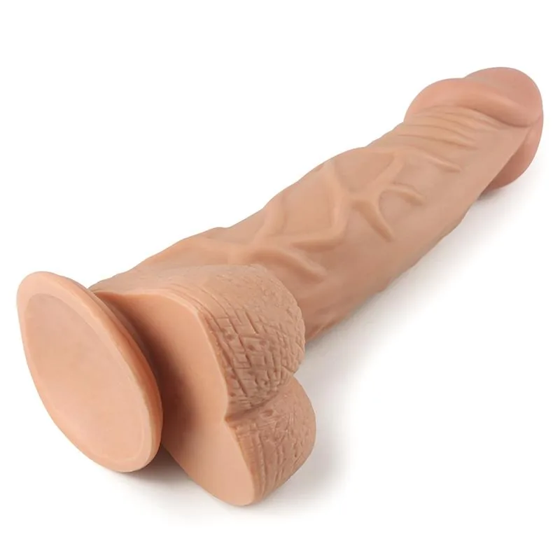 Dildo Real Extreme com Testículos e Ventosa 9 Natural Lovetoy — vista 2 de 9