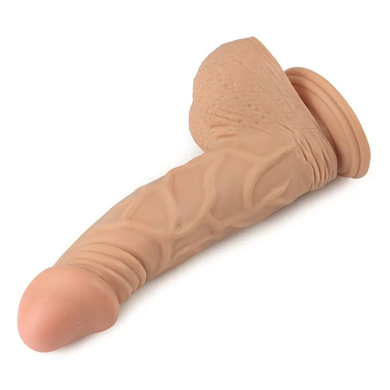 Dildo Real Extreme com Testículos e Ventosa 9 Natural Lovetoy — vista 3 de 9