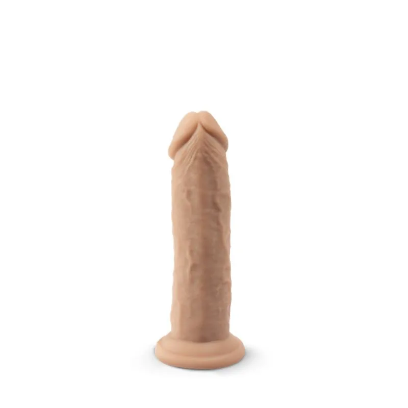 Dildo Real Skin Silicone Líquido Modelo 2 15,4 cm SilexD — vista 2 de 6