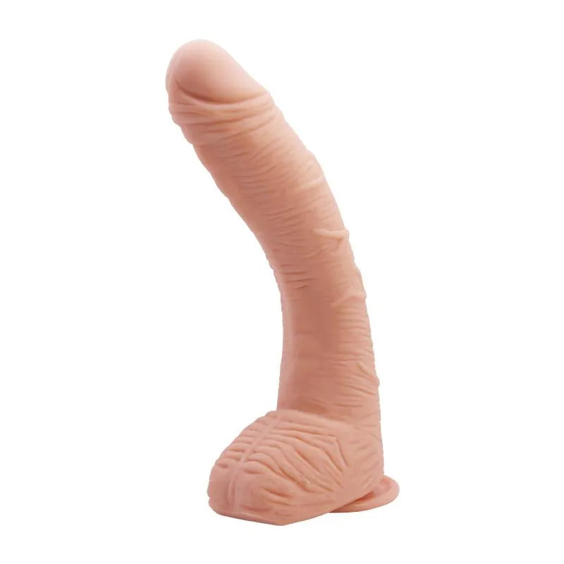 Dildo Realista Alex Curvo Ponto G com Testículos 28,2 cm Baile — vista 2 de 10
