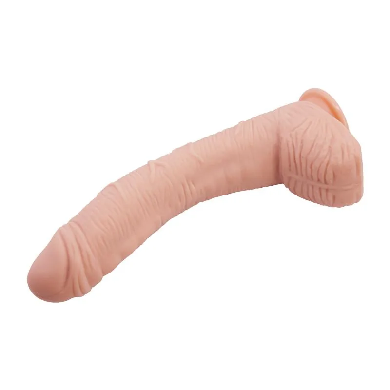Dildo Realista Alex Curvo Ponto G com Testículos 28,2 cm Baile — vista 6 de 10
