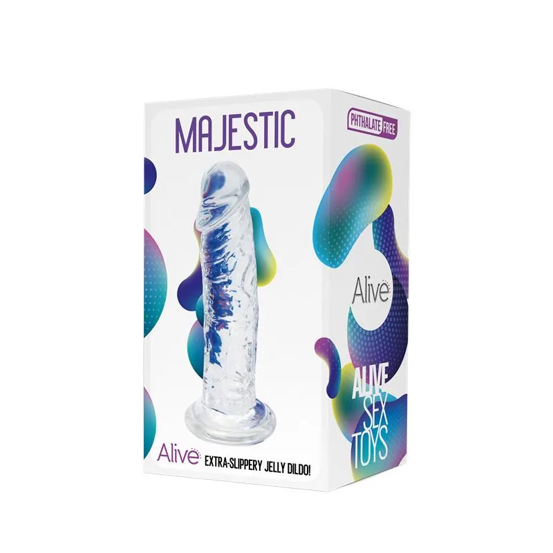 Alive Dildo Gel Majestic 14,7 cm — vista 2 de 2