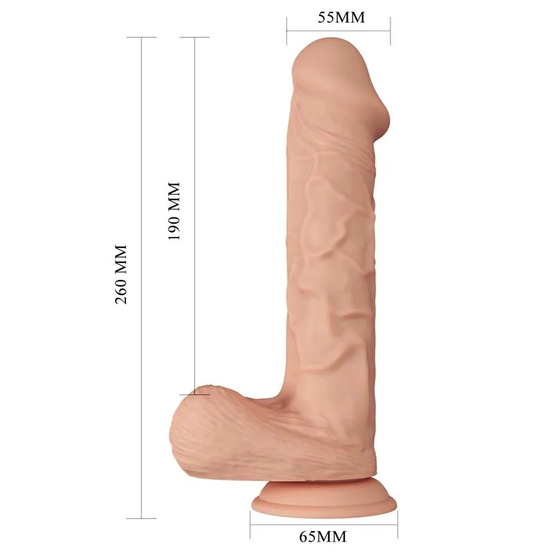 Dildo Realista Bergrisi com Testículos e Ventosa 26 cm Baile — vista 7 de 8