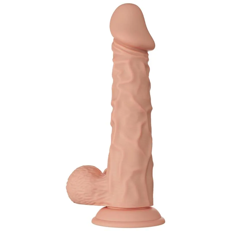 Dildo Realista Buraq com Testículos e Ventosa 24 cm Baile — vista 4 de 9