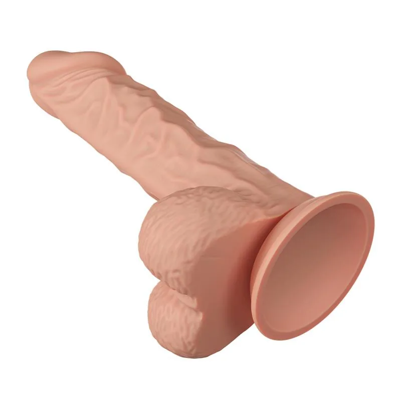 Dildo Realista Buraq com Testículos e Ventosa 24 cm Baile — vista 7 de 9