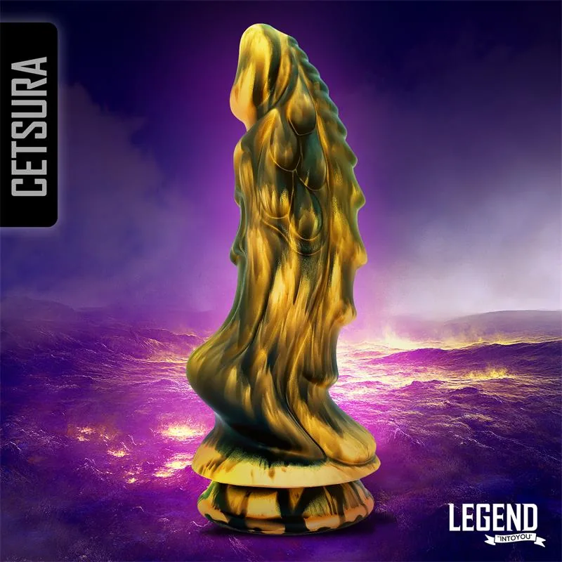 Cetsura Dildo Dragão Silicone Líquido 27 cm