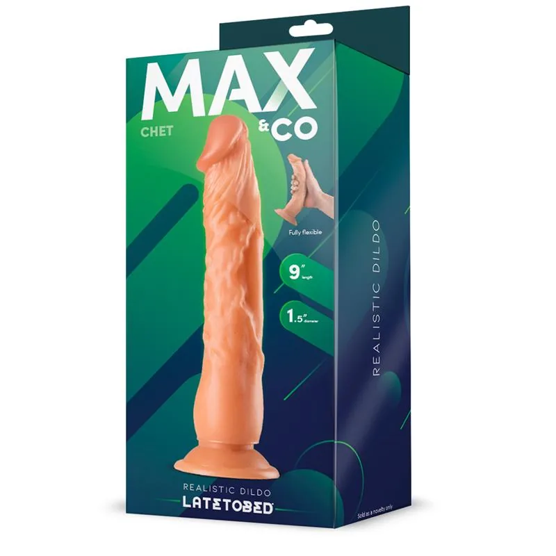 Chet Dildo Realista Natural 23 cm — vista 2 de 3