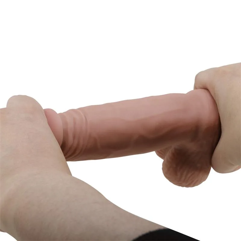 Dildo Realista com Pele Deslizante 19,4 cm — vista 8 de 10