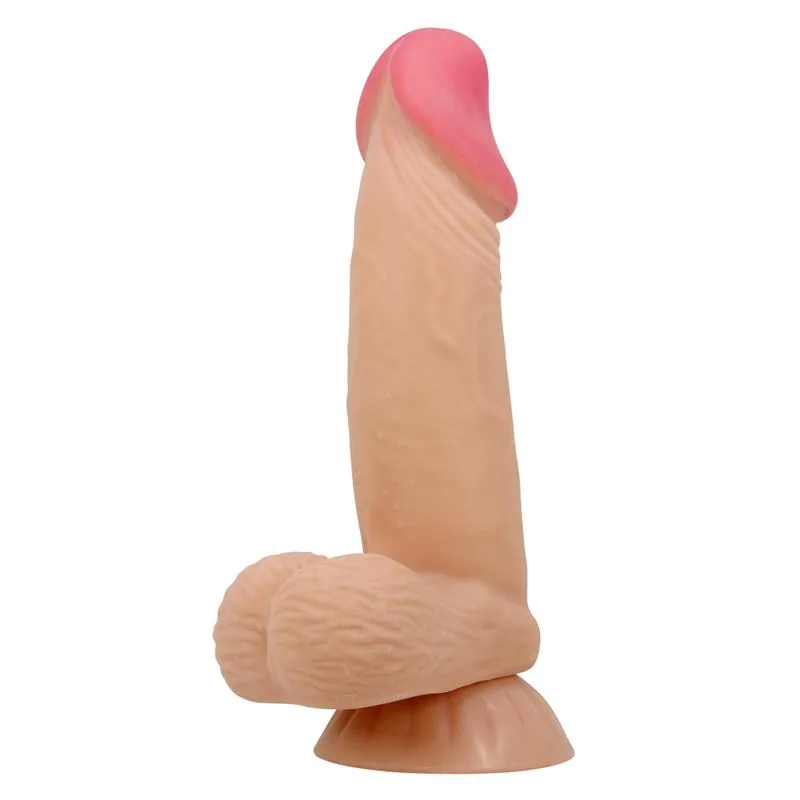 Dildo Realista com Pele Deslizante 19,4 cm — vista 2 de 10