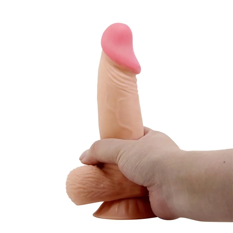 Dildo Realista com Pele Deslizante 19,4 cm — vista 6 de 10