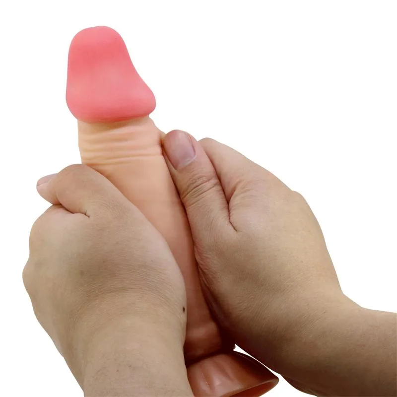Dildo Realista com Pele Deslizante 19,4 cm — vista 7 de 10