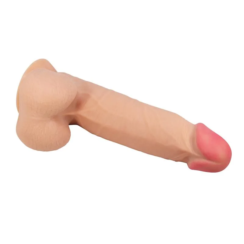 Dildo Realista com Pele Deslizante 21,8 cm — vista 4 de 10