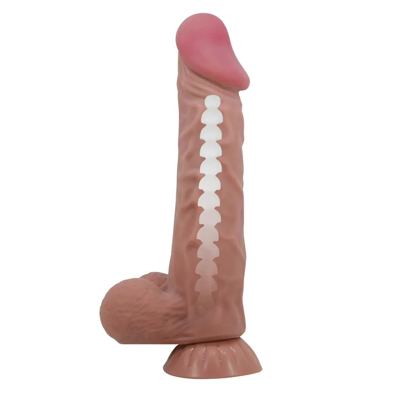 Dildo Realista com Pele Deslizante 24 cm — vista 5 de 10