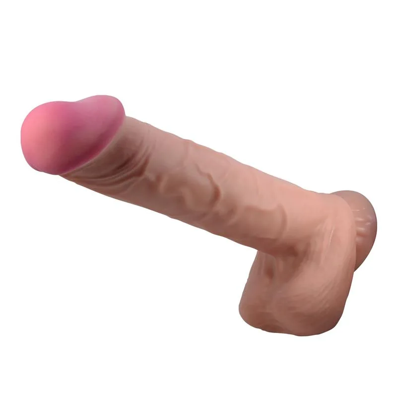 Dildo Realista com Pele Deslizante 26 cm — vista 5 de 10