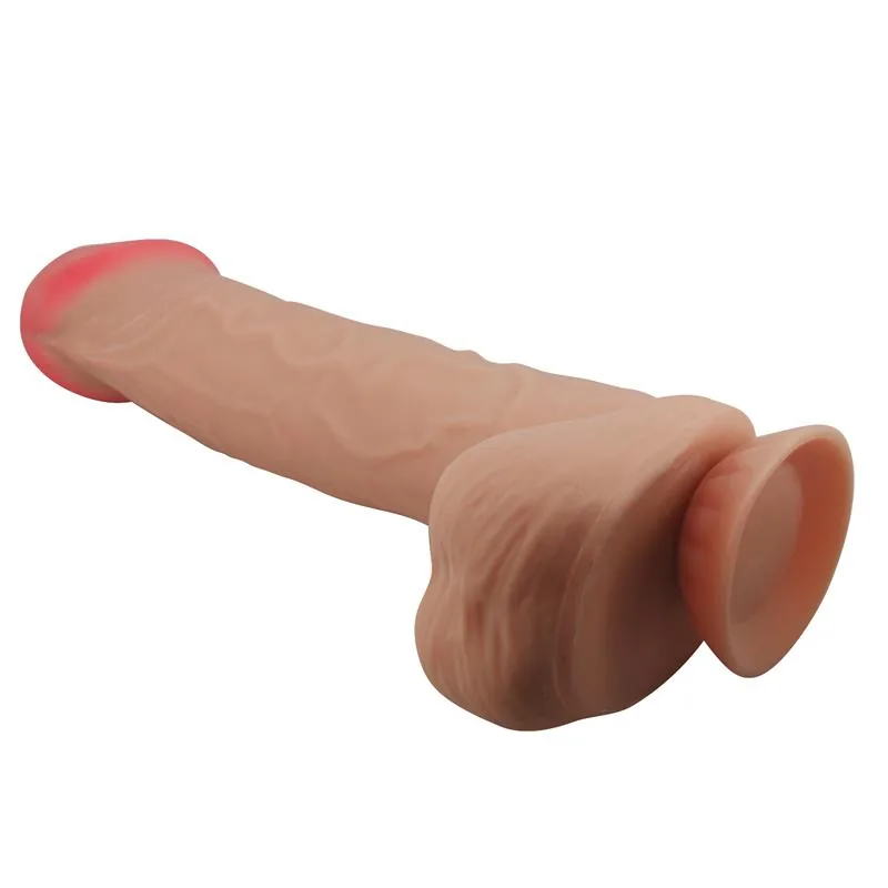 Dildo Realista com Pele Deslizante 26 cm — vista 3 de 9