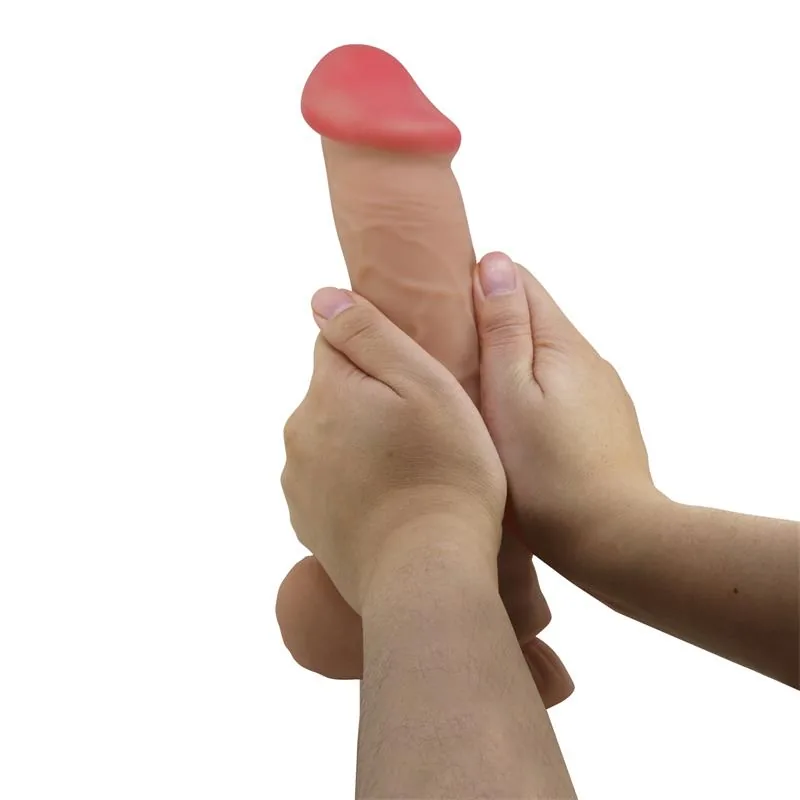Dildo Realista com Pele Deslizante 26 cm — vista 6 de 9