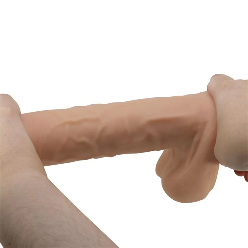 Dildo Realista com Pele Deslizante 26 cm — vista 7 de 9