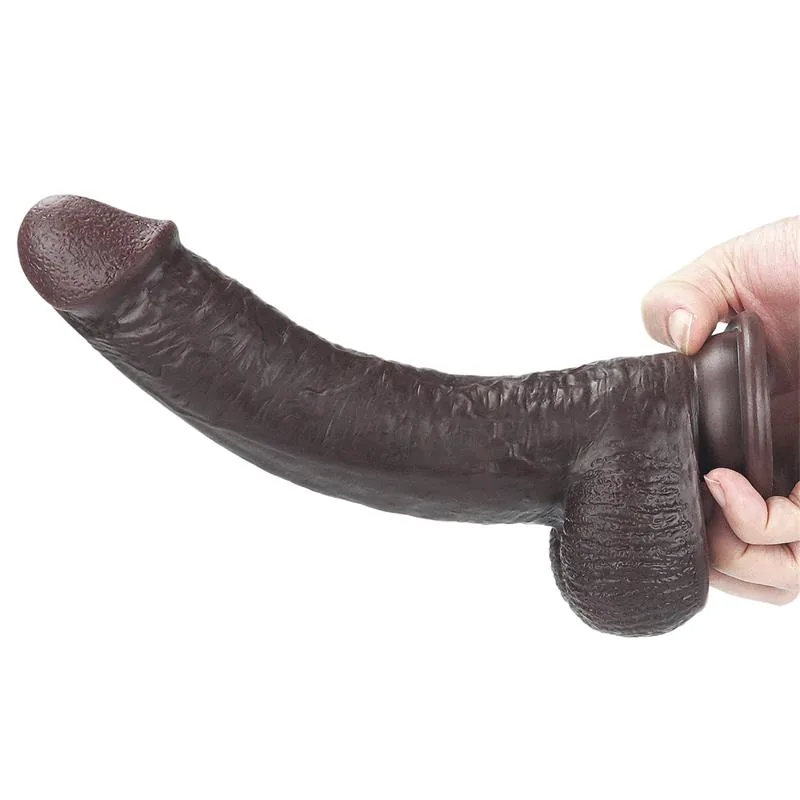 Dildo Realista com Pele Retrátil 23 cm Lovetoy — vista 7 de 16