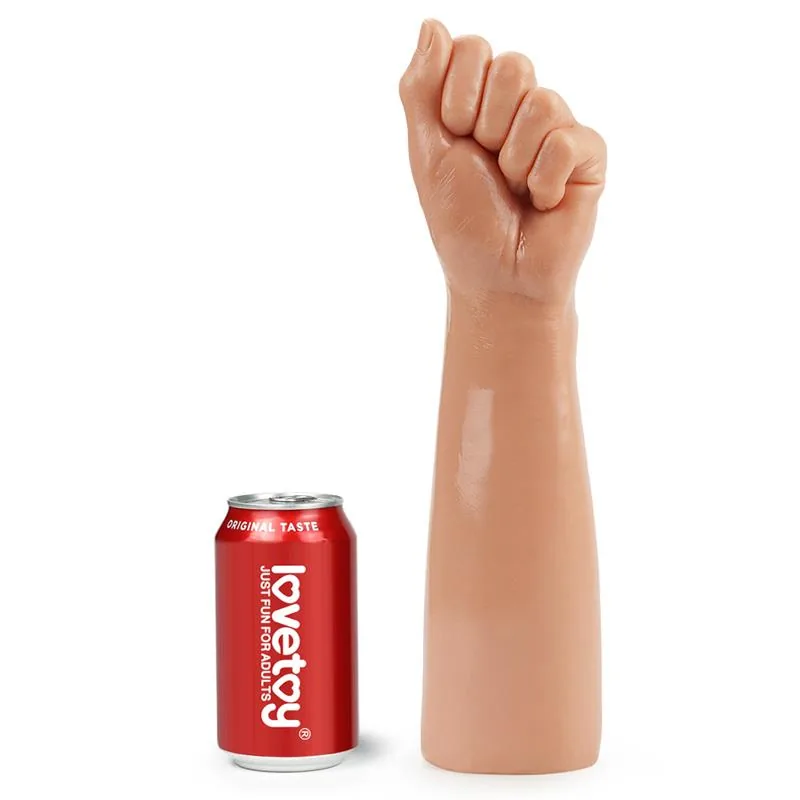 Dildo Bitch Fist Lovetoy Tom de Pele 30 cm