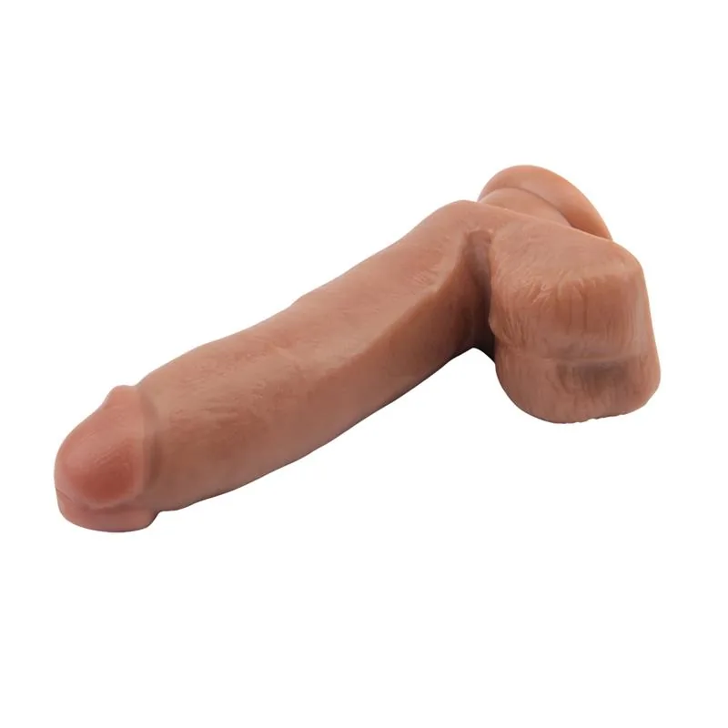 Dildo Dupla Densidade Fashion Dude Chisa Bronzeado 17 cm — vista 2 de 3