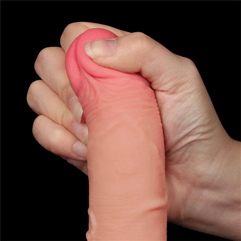 Dildo Dupla Camada Pele Deslizante 7,5 — vista 3 de 3
