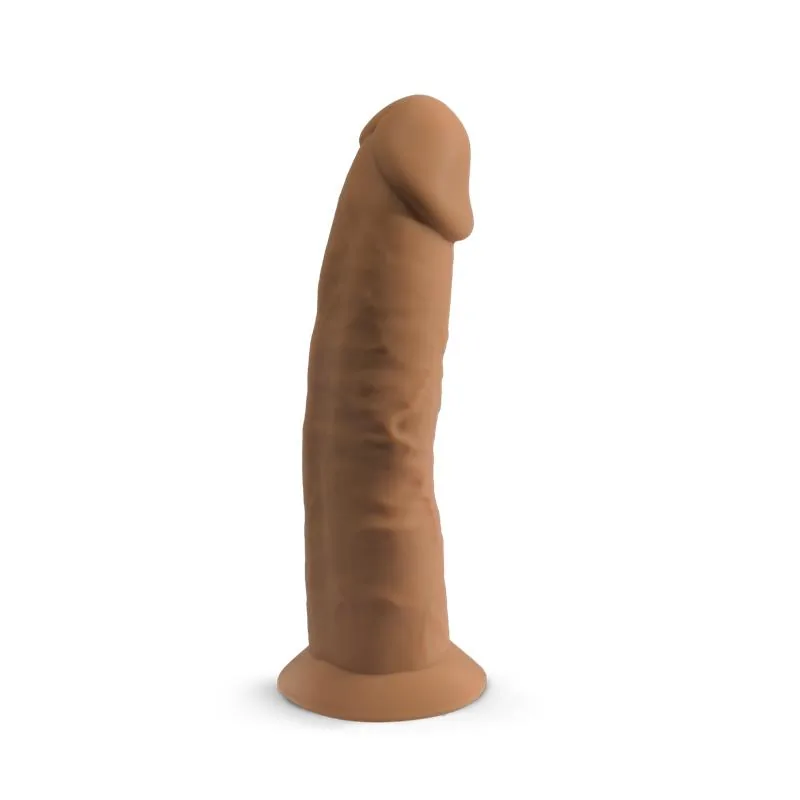 Dildo Dupla Densidade Modelo 2 Silexd Caramelo 19 cm — vista 2 de 3