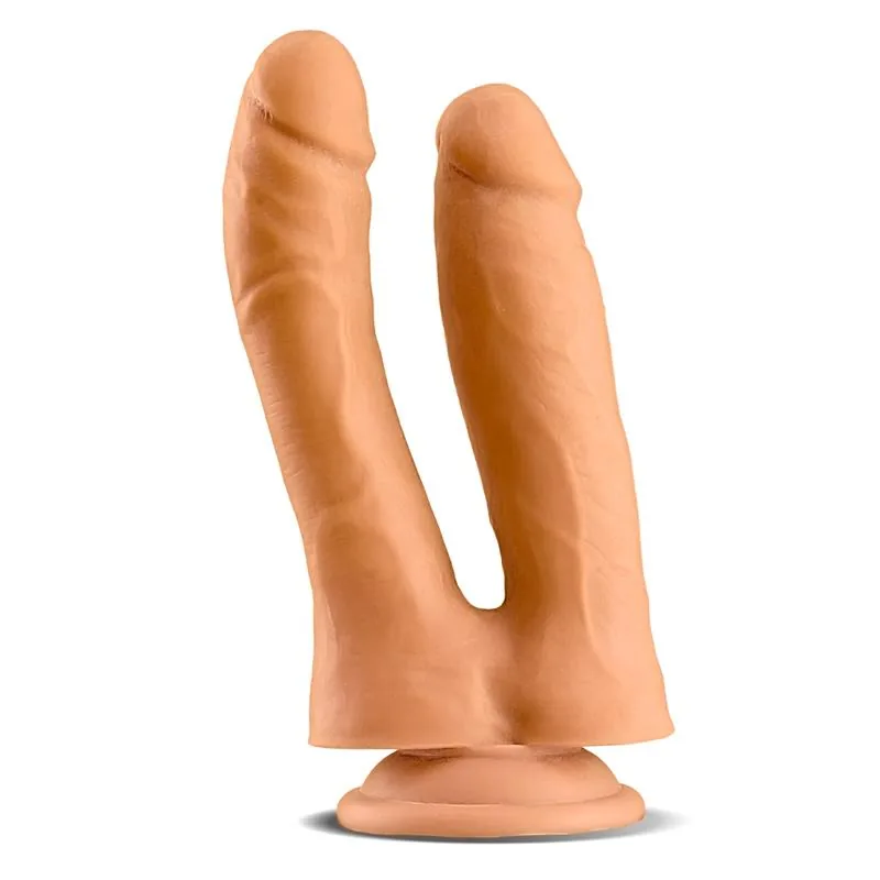 Dildo Duplo Realista MAX & CO Twin 18 cm — vista 2 de 3