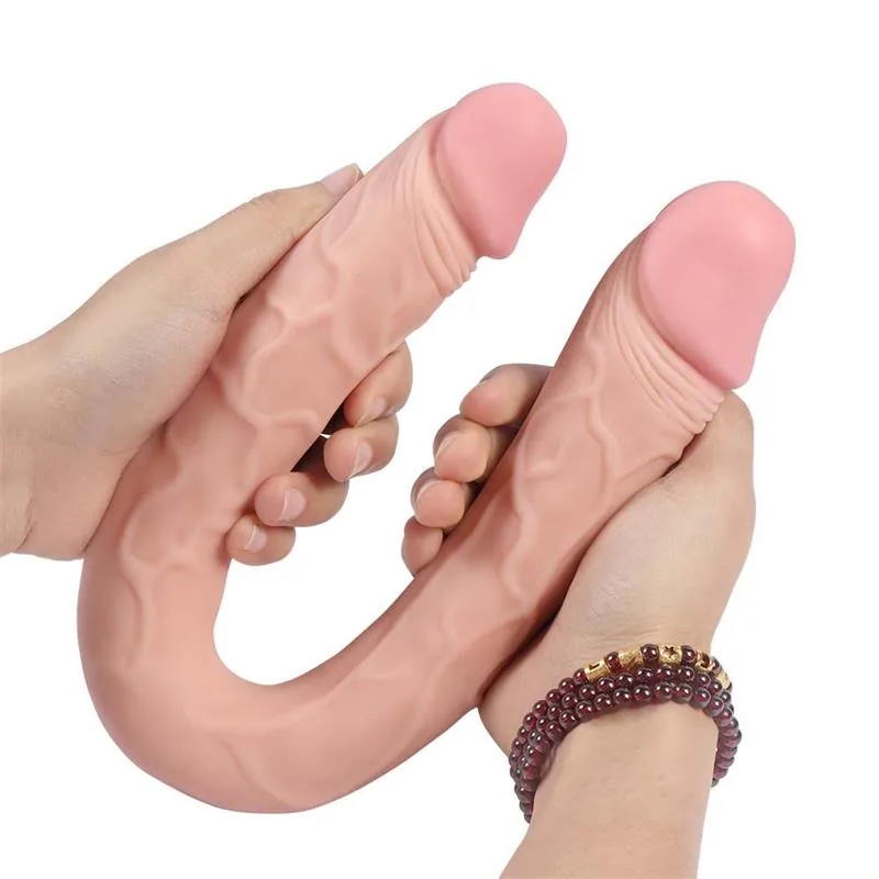Dildo Duplo Blake em U Shequ 46 cm — vista 2 de 3