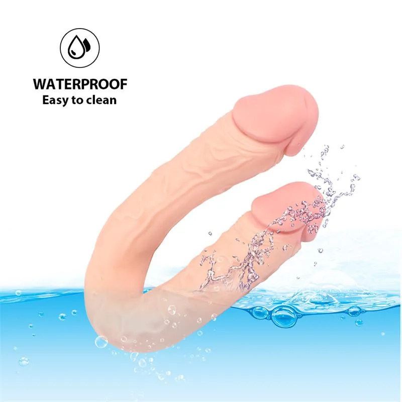 Dildo Duplo Blake em U Shequ 46 cm — vista 3 de 3