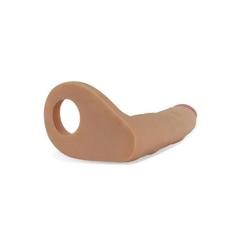 Dildo Duplo Ultra Macio Lovetoy Cor de Pele 18 cm — vista 3 de 3
