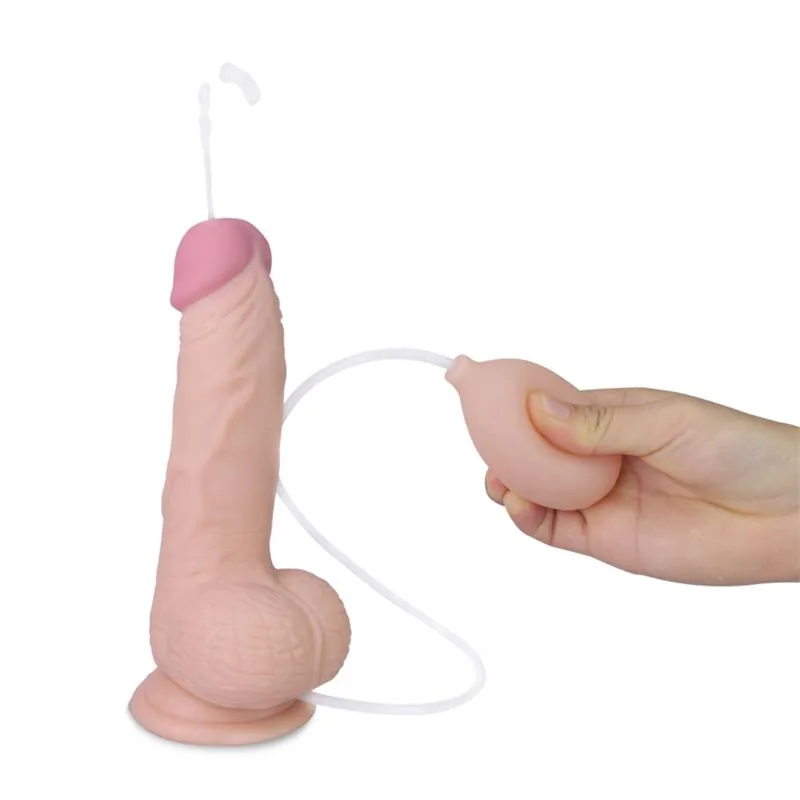 Dildo Ejaculador 8 Natural — vista 2 de 3