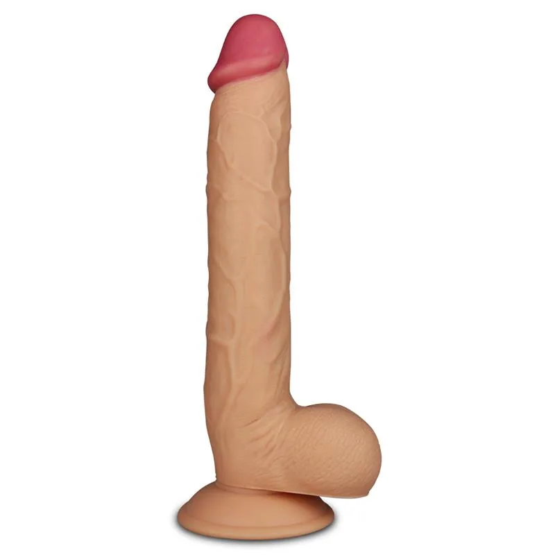 Dildo Realista King Lovetoy Natural 25,5 cm