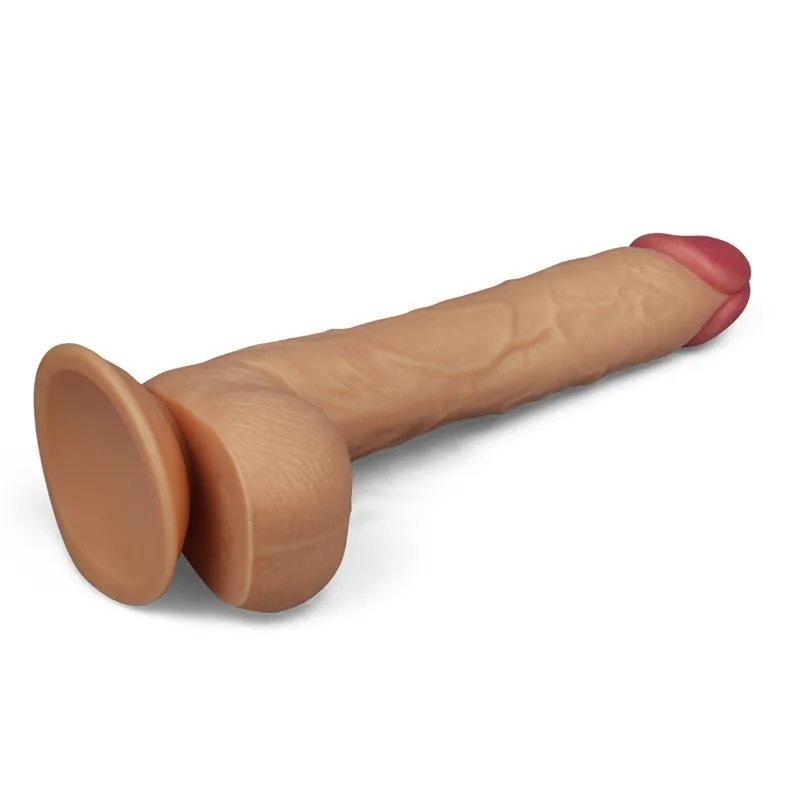 Dildo Realista King Lovetoy Natural 25,5 cm — vista 3 de 3