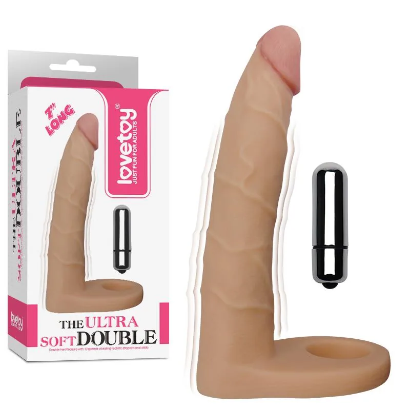 Dildo com Vibração Lovetoy Natural 18 cm