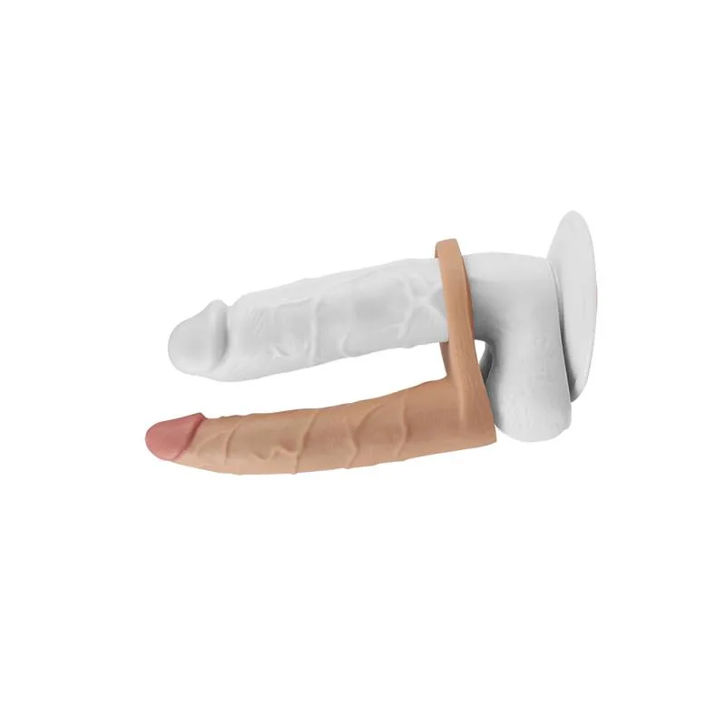 Dildo com Vibração Lovetoy Natural 18 cm — vista 2 de 3