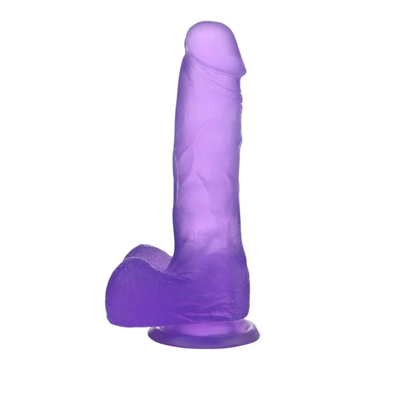 Dildo Jelly Studs Lovetoy Roxo 18 cm — vista 2 de 3