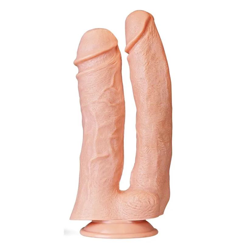 Dildo Duplo King Lovetoy Tom de Pele 30 cm