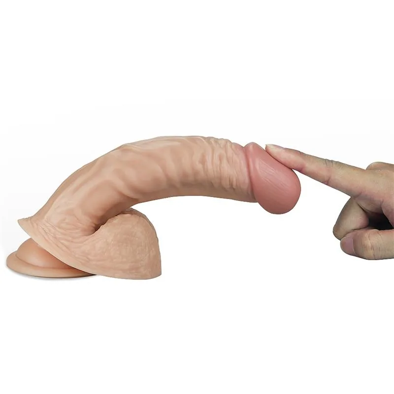 Dildo Realista Real Extreme Lovetoy Natural 21,5 cm — vista 3 de 3