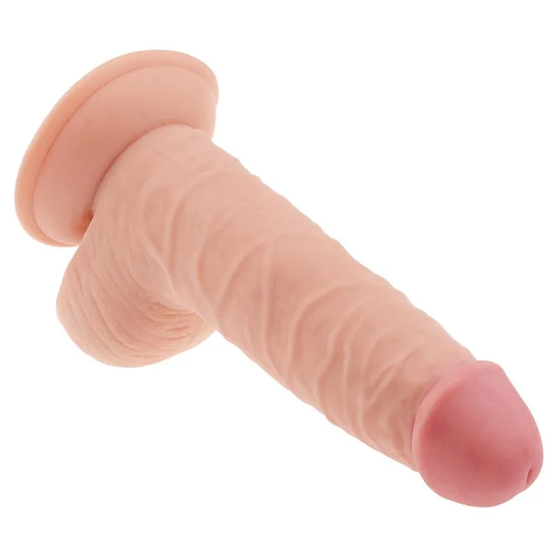Dildo Ultra Macio Dude Lovetoy Natural 19 cm — vista 2 de 3