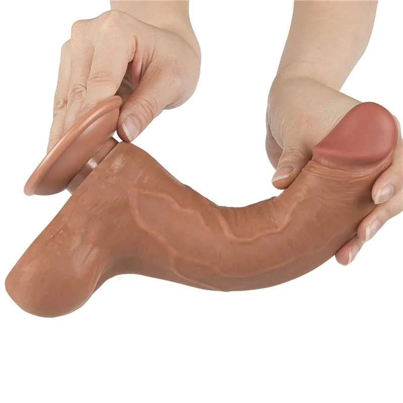 Dildo Pele Retrátil 8,5 Bronzeado — vista 2 de 3