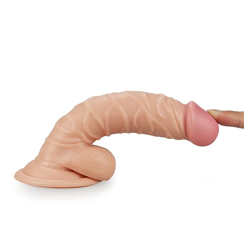 Dildo Real Extreme Lovetoy Tom de Pele 19 cm — vista 3 de 3
