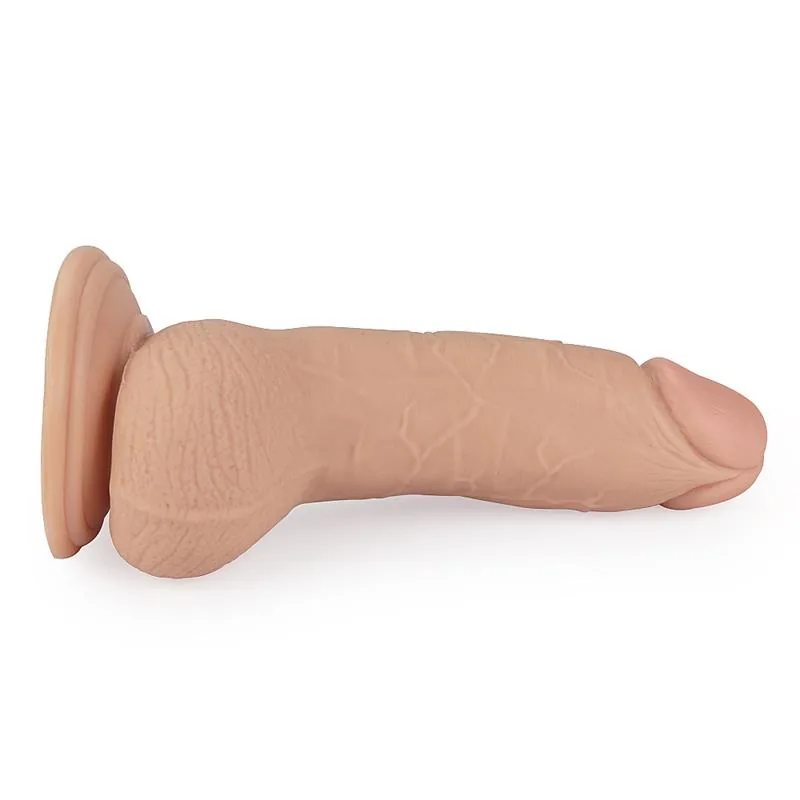 Dildo Real Extremo Lovetoy Natural 17,8 cm — vista 3 de 3