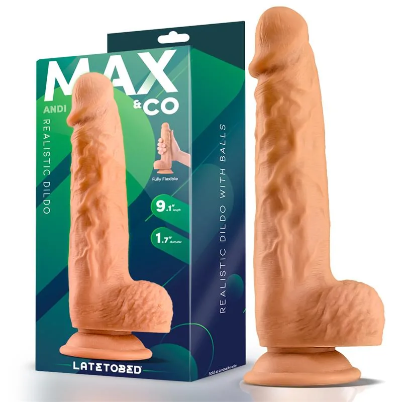 Dildo Realista MAX & CO Andi 23 cm