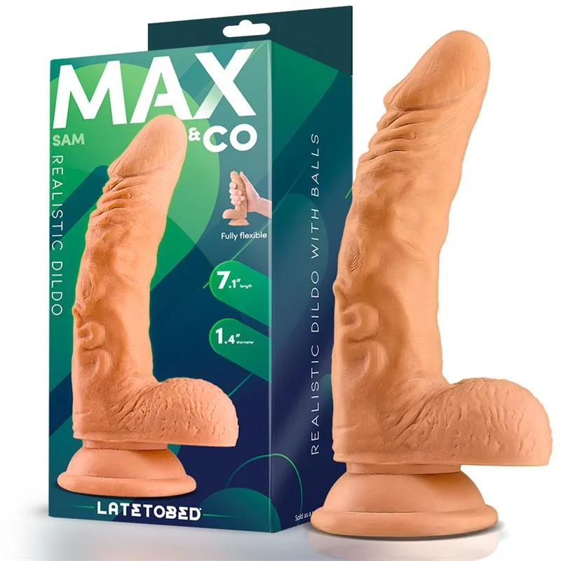 Dildo Realista MAX & CO Sam 18 cm