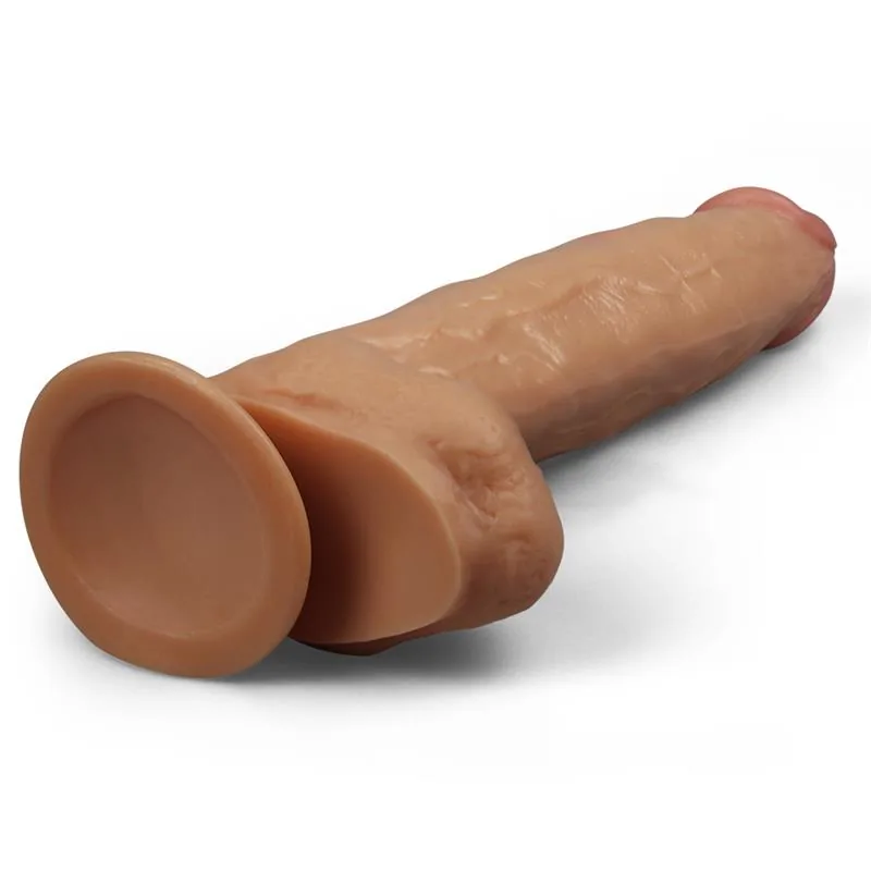 Dildo Realista King Lovetoy Cor de Pele 28 cm — vista 3 de 3