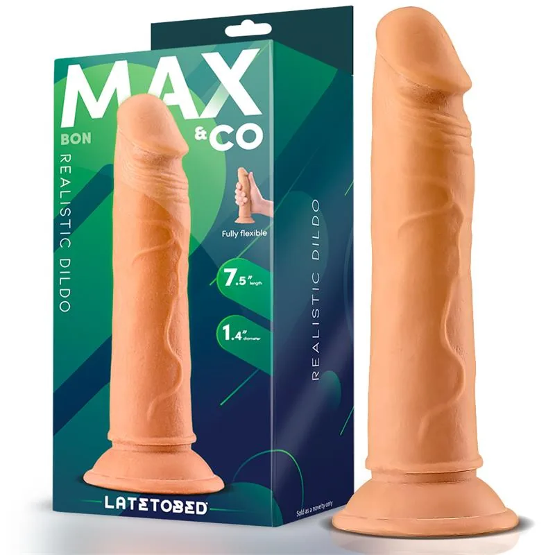 Dildo Realista Ventosa MAX & CO Bon 19 cm